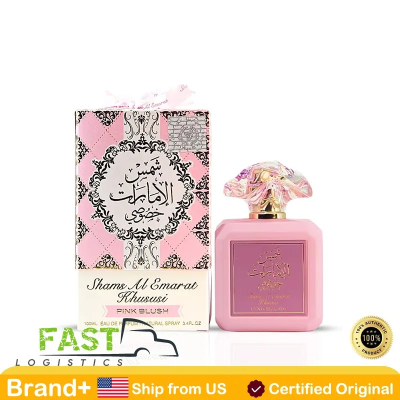 

Ard Al Zaafaran Pink Blush Shams Al Emarat Khususi Marshmallow Blush Perfume for Women Eau De Parfum 100ML Long Lasting Cologne