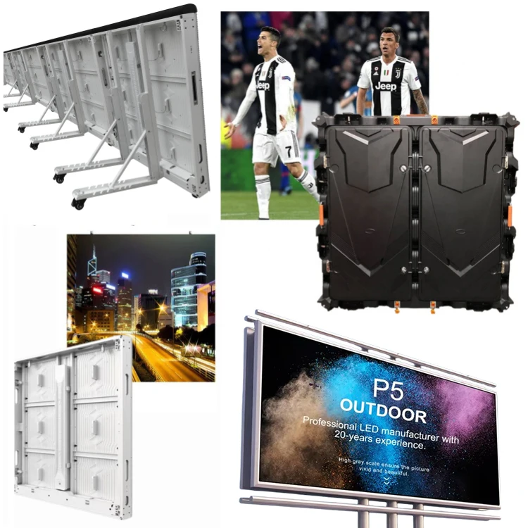 الشركة المصنعة ODM OEM لوحة الإعلانات لافتات رقمية ملصق جدار الفيديو لوحة فيديو عرض شاشة LED خارجية #4