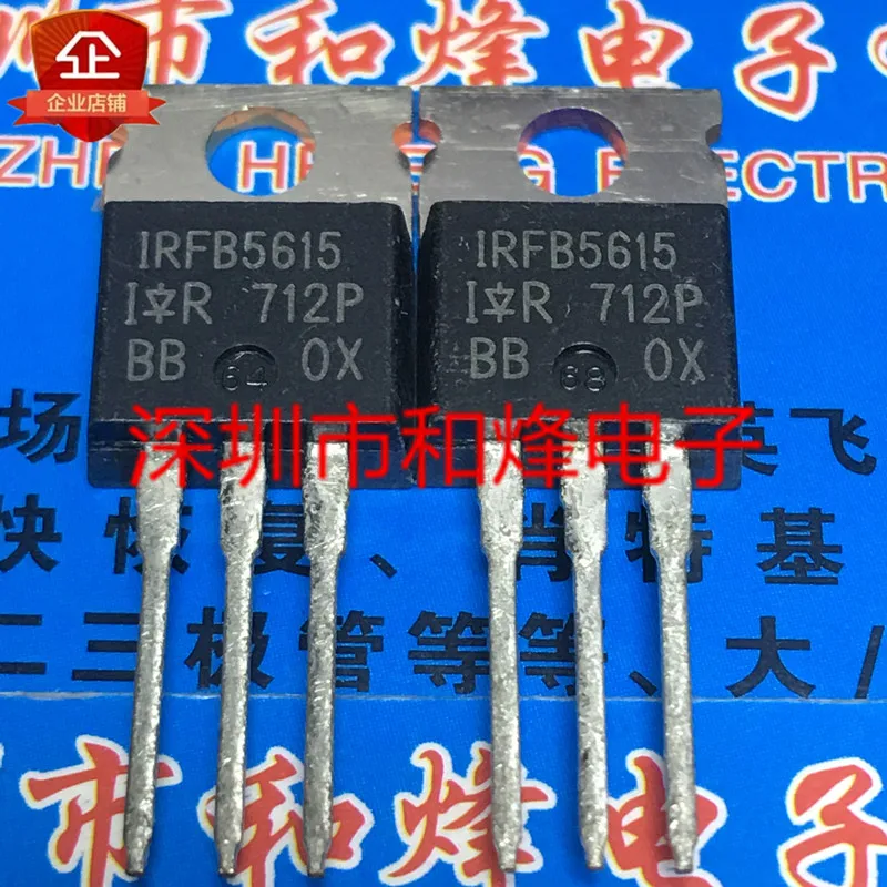 5PCS-10PCS IRFB5615 IRFB5615PBF  TO-220 150V 35A New And Original On Stock