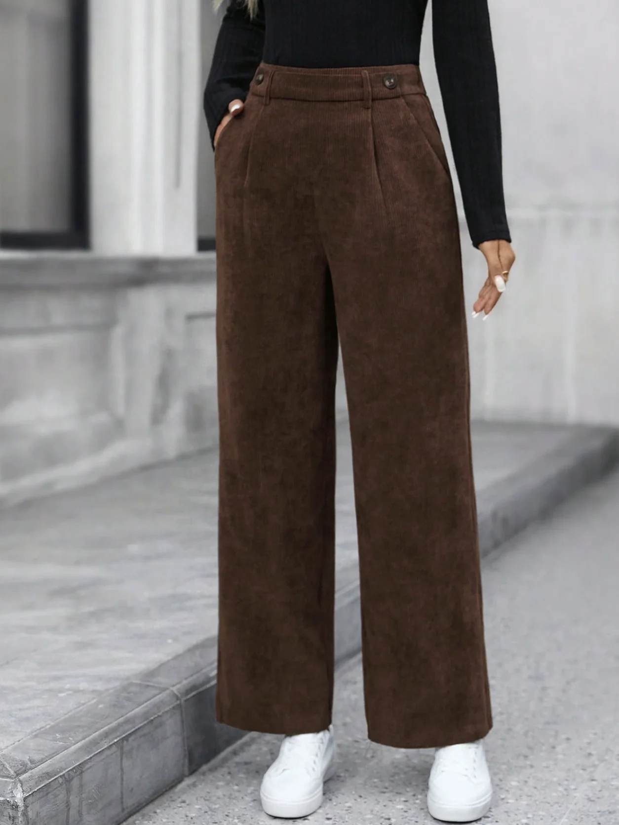 

Женские повседневные элегантные повседневные модные брюки из вельветовой ткани для занятий спортом на открытом воздухе, для похудения