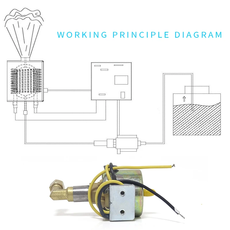 Bomba electromagnética 40DCB 31W 1200w/1500w, accesorios para máquina de niebla de escenario, varilla de succión, bombeo utilizado para máquina de