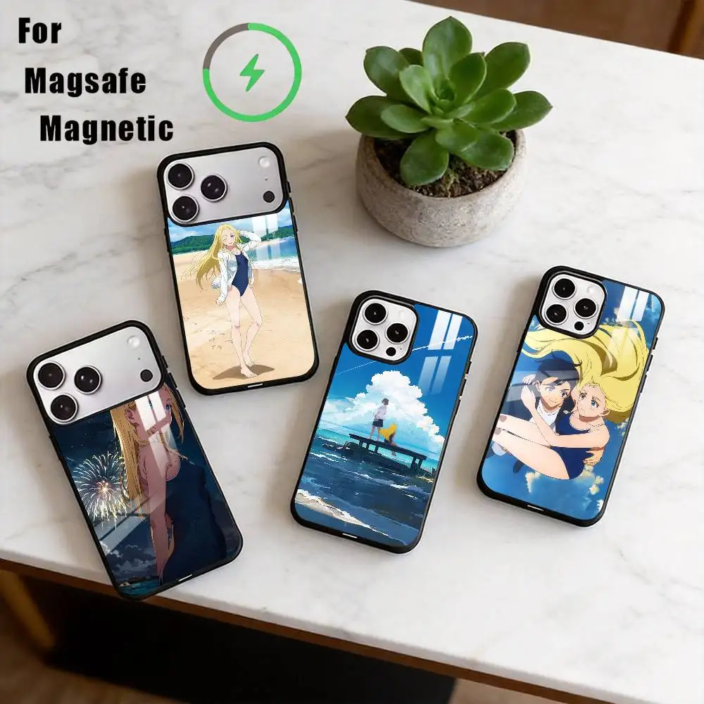 

S-Summertime Render Phone Case For iPhone17,16,15,14,13,12,11 Plus,Pro Magnetic with Magsafe Wireless Charging