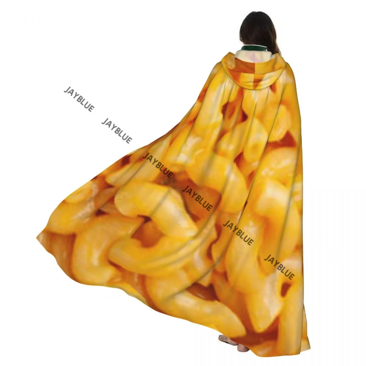 عباءة كيب طويلة Mac-N الجبن مقنعين عباءة معطف الخريف هوديس #1