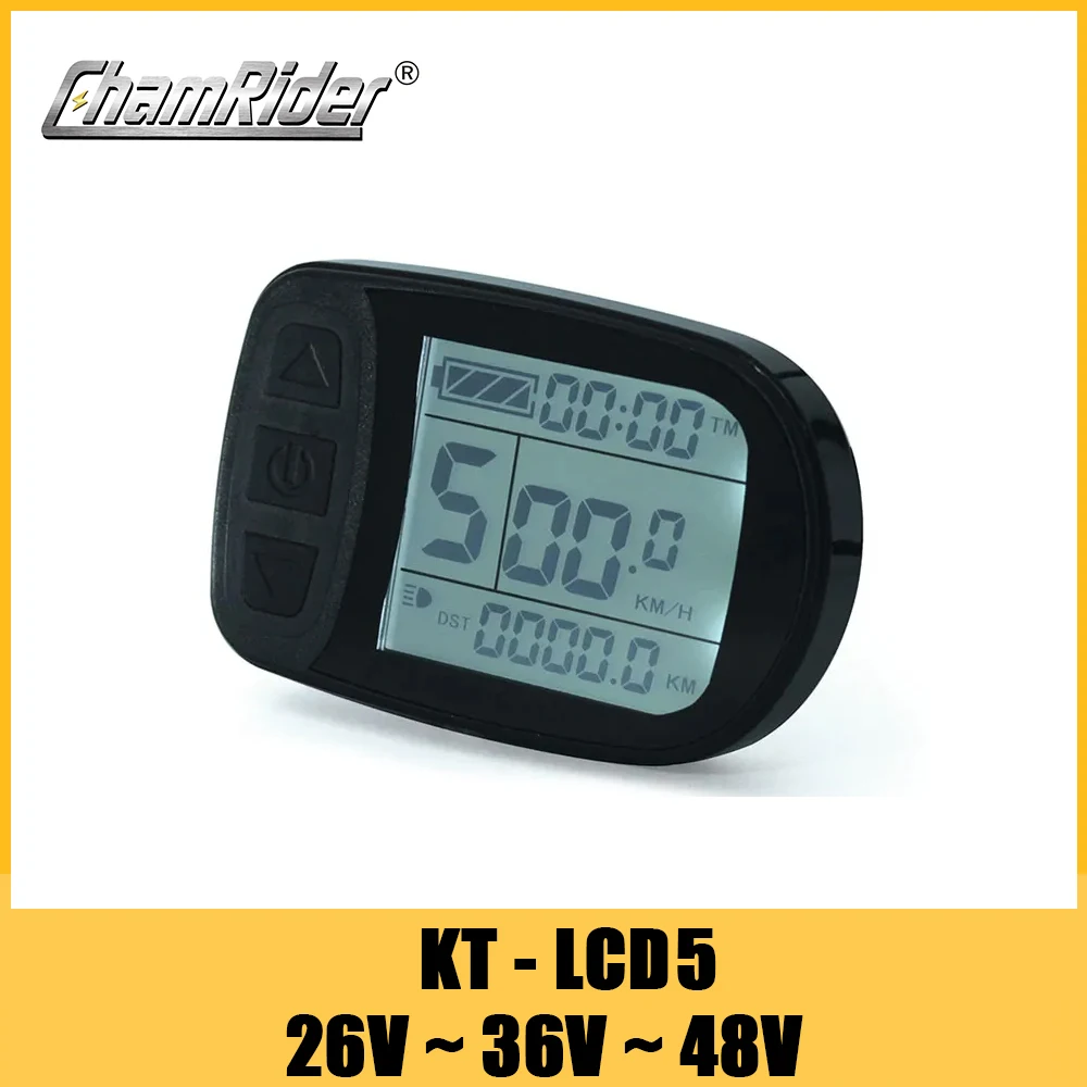 KT Intelligent LCD Display for Electric Bicycle, Bike Parts, KT Controller, LCD5, KLcd5, Control Panel, 24V, 36V, 48V