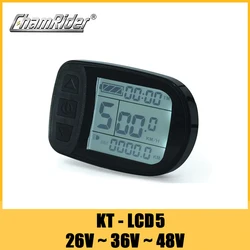 KT Intelligent LCD Display for Electric Bicycle, Bike Parts, KT Controller, LCD5, KLcd5, Control Panel, 24V, 36V, 48V
