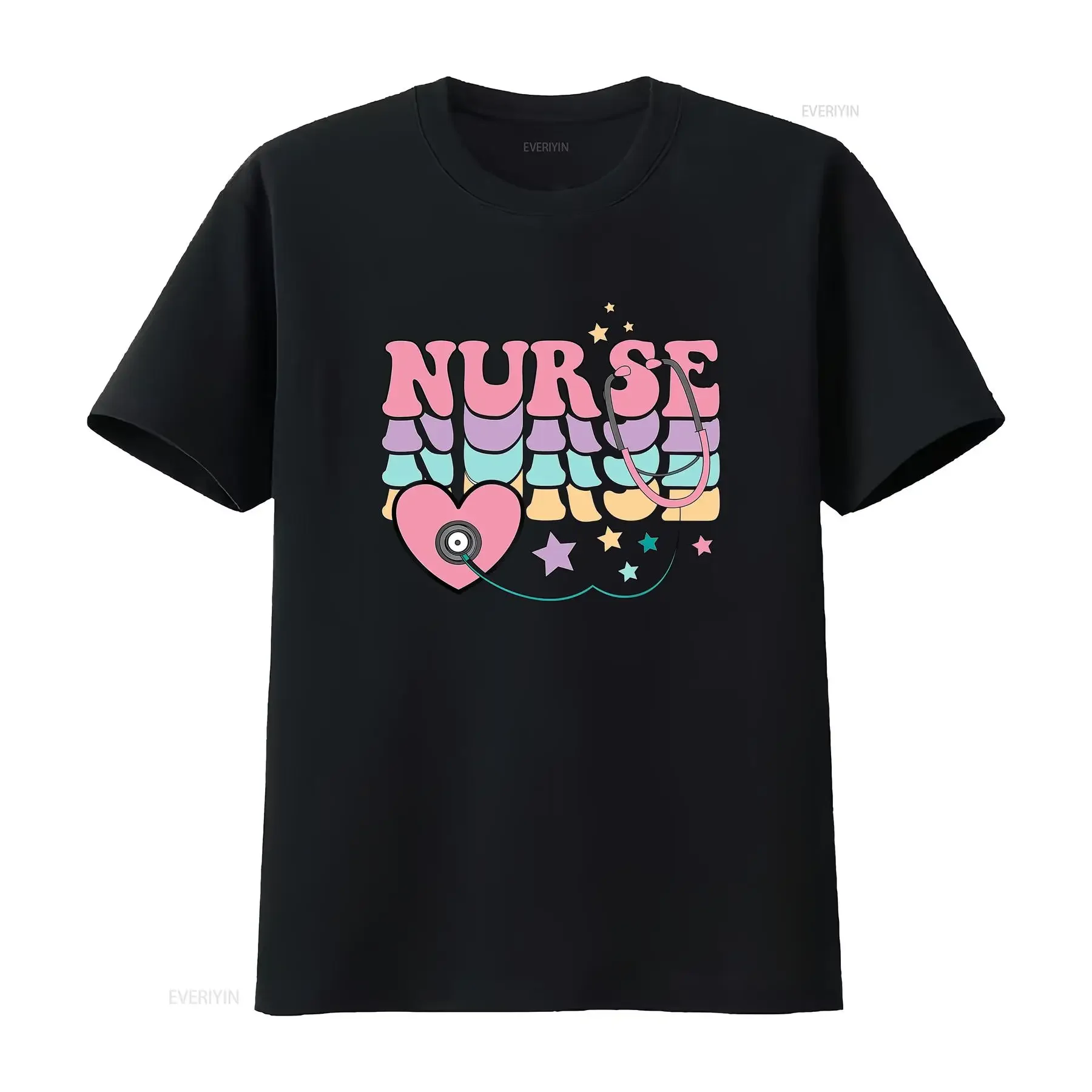 Nurse T shirt Retro Life Week for RN Graduate vintage Washed designer clothes Top For Everyday Wear Stretched Breathable Unisex