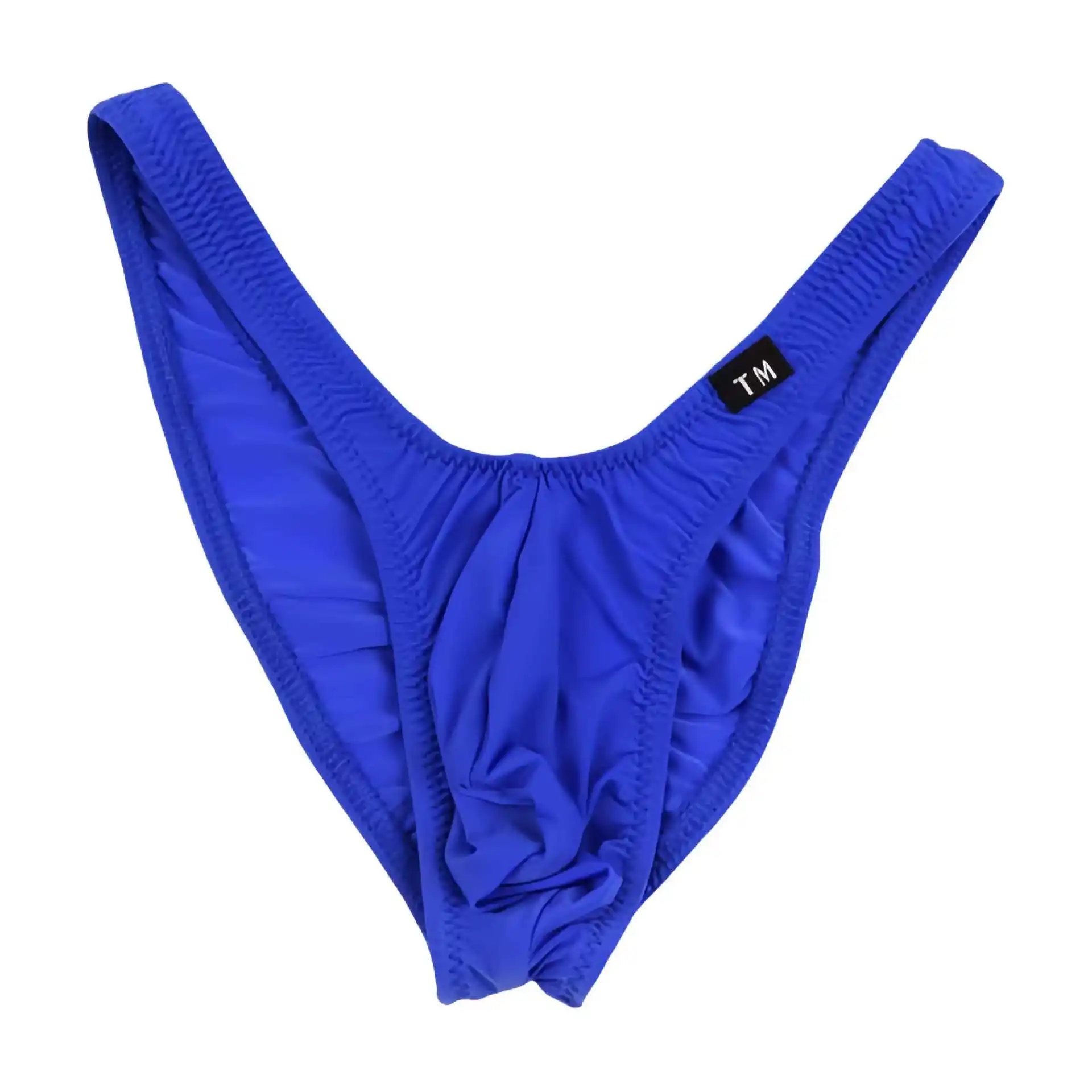 

Men's Ice Silk U-Pouch Briefs Low Waist Sexy High Elastic Breathable Bikini Underwear