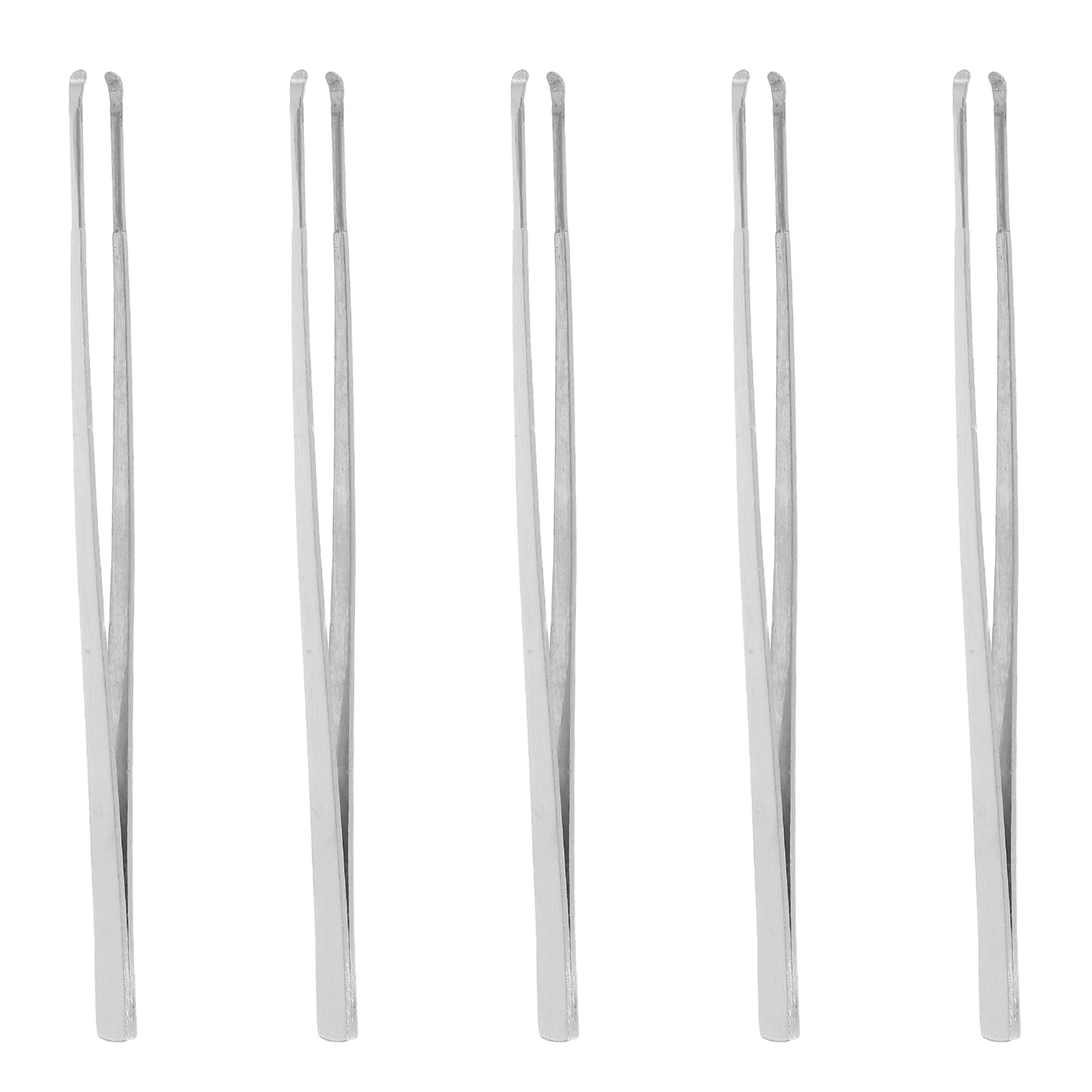 

5 шт., пинцет для сбора ушей, инструменты для чистки из нержавеющей стали, спиральный дизайн, долговечный, прочный, для удаления ушной серы для взрослых