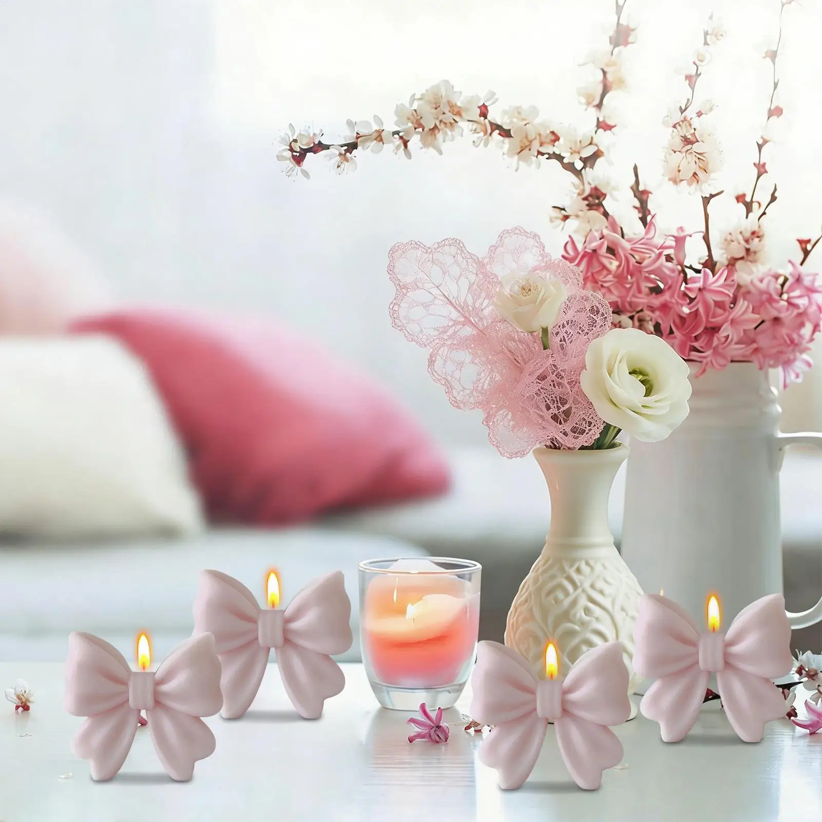 

Силиконовые формы для свечей, антипригарные, для рукоделия, для изготовления свечей, для воска, эпоксидной смолы, гипса, мыла, для домашнего декора