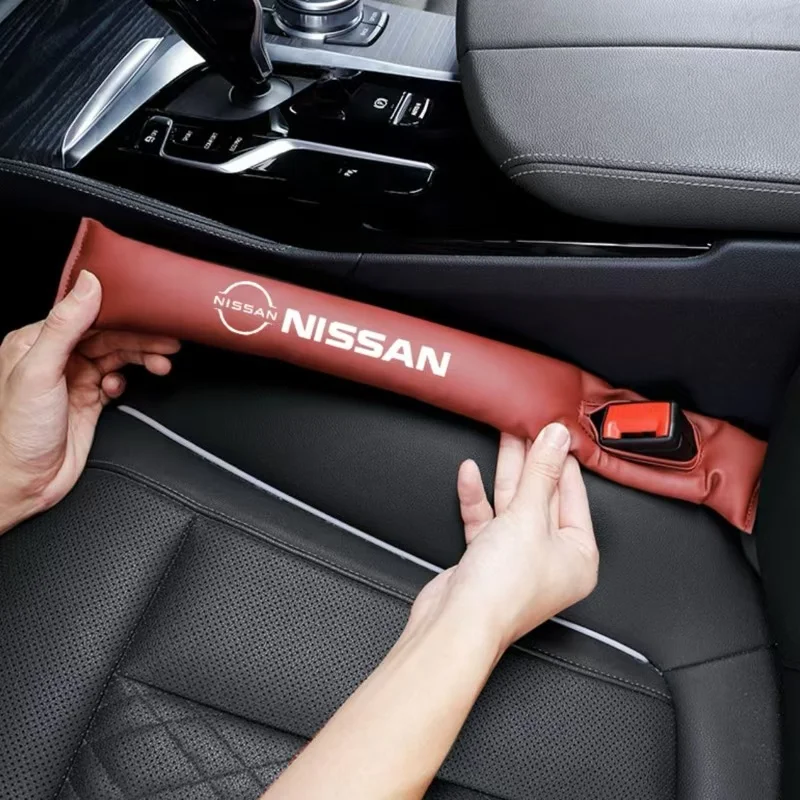 2 قطعة مقعد السيارة الفجوة ملء المكونات وسادة الجانب التماس مانعة للتسرب قطاع لنيسان قاشقاي جوك بولسار سنترا ألتيما باترول ميكرا روجو