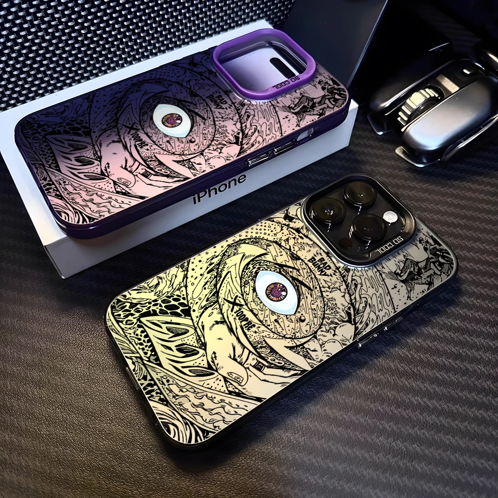 Bad Bunnys X100pre Phone Case for Xiaomi Redmi 14C 13C 12C 10C 9C Note 14 13 12 11 10 9 8 S Pro Plus 4G 5G Silver Hard Cover