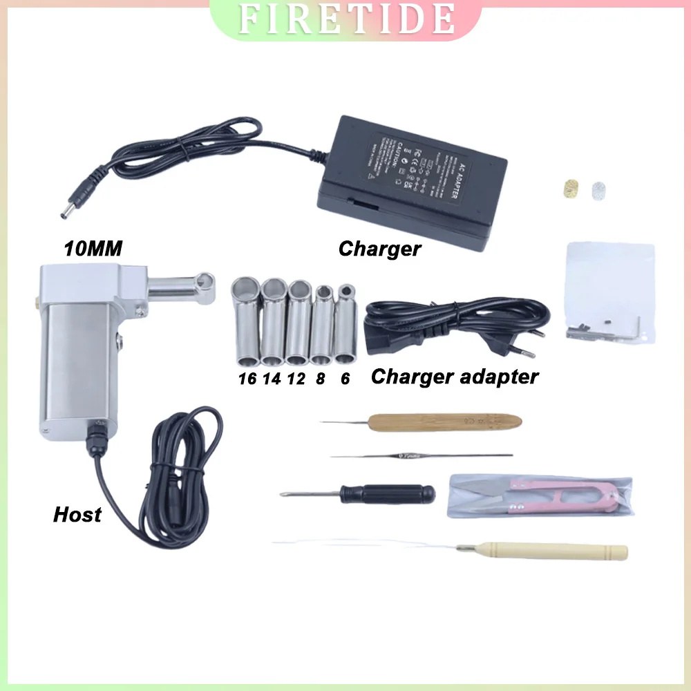 

Dreadlock Machine Automatic, Dread Crochet Hook Tool for Hair Wrapping & Twist, Reusable DIY Dreadlocks Maker