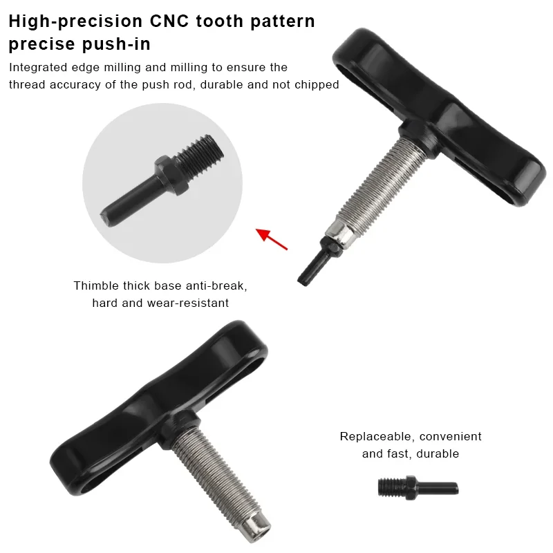 سلسلة دراجات قواطع الفاصل القاطع دراجة اليد إصلاح أداة خدمة إزالة رابط النازع مزيل ث/ساعة هوك ودبوس قواطع الغيار #5