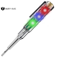 Voltage Tester Pen Electric Screwdriver Probe Circuit Indicator Slotted Screwdriver Test Pen AC24-250V with Buzzer Circuit Test