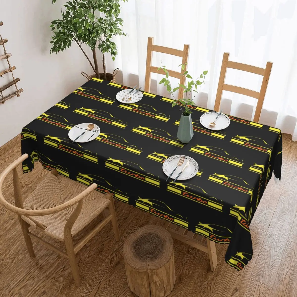 Turbo 911 Tablecloth Restaurant Kitchen Rectangular Tablecloth Festival Party Decorations Tablecloth Outdoor Dining Table Cover