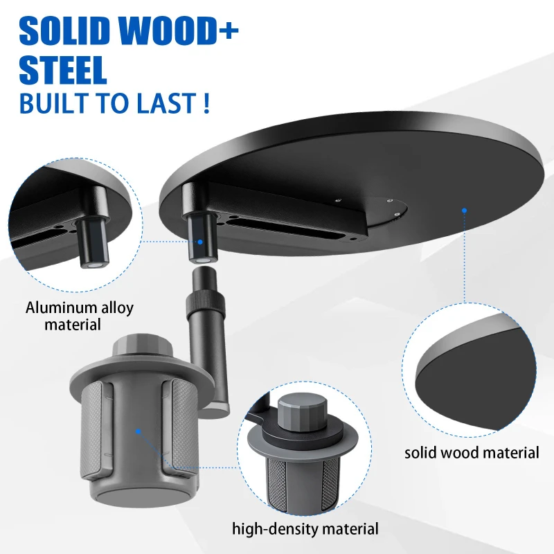Suitable for Tesla Huan New Version Model3 Y YL Car Solid Wood Suspension Small Table Board Tea Camping Automobiles Accessories view 3