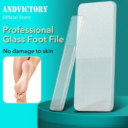 Glass Foot File Set para Dead Skin Care, removedor de calos, Nail Buffer, Manicure profissional, ferramentas de pedicure, Drop Shipping, 2 PCs