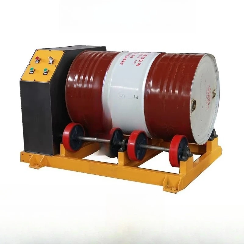 

Stirring and mixing machine oil drum rotator