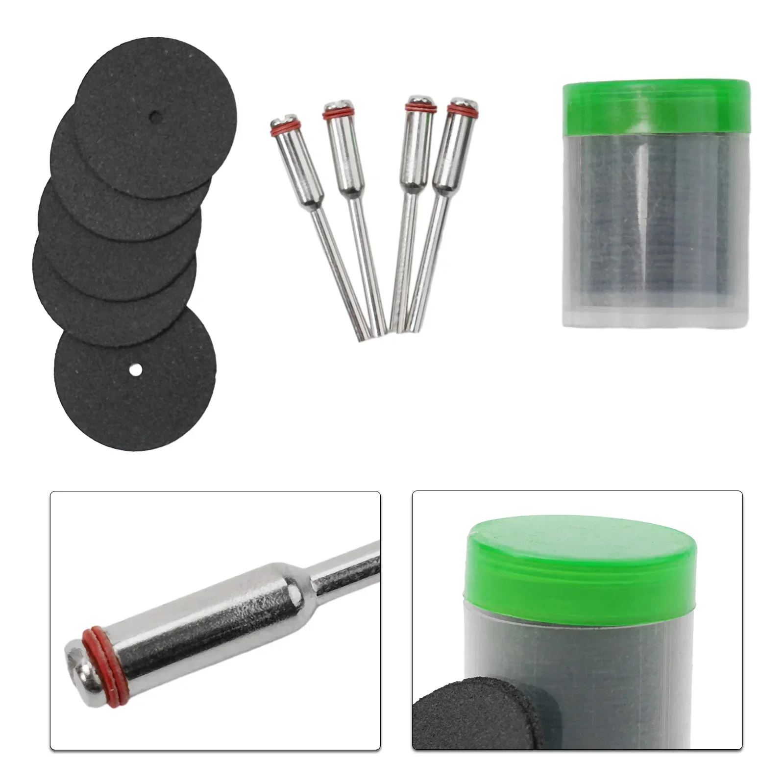 

Cutting Disc Grinding Wheel 40pcs set Black Silver For Grinding cutting 36mm Rod Length Circular Saw Blade Replacement