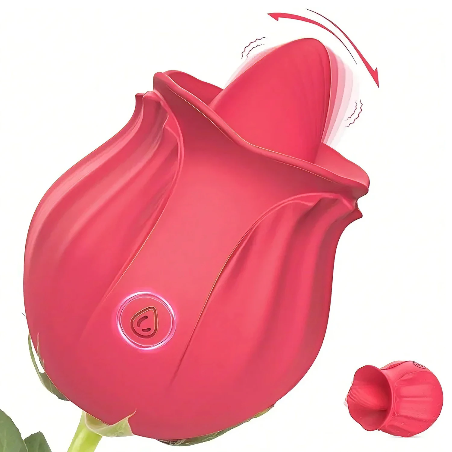 Vibrador para lamer lengua de juguete rosa para mujeres, estimulador de clítoris Oral, masajeador de masturbación vibratorio para punto G femenino, Juguetes sexuales para adultos