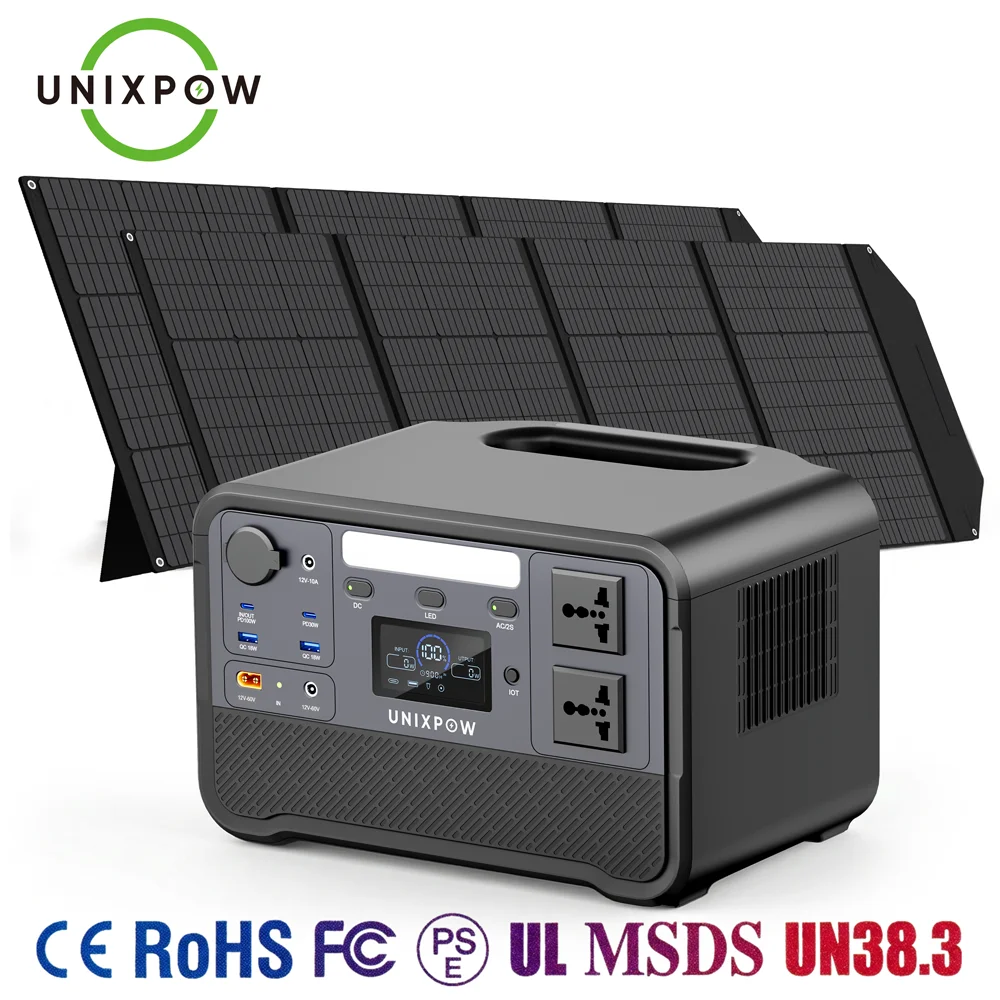 OEM Factory New Design Solar Panel Flashlight Inverter 300W MPPT Fast Charger Pure Sine Wave LiFePO4 Battery Engineering Tools