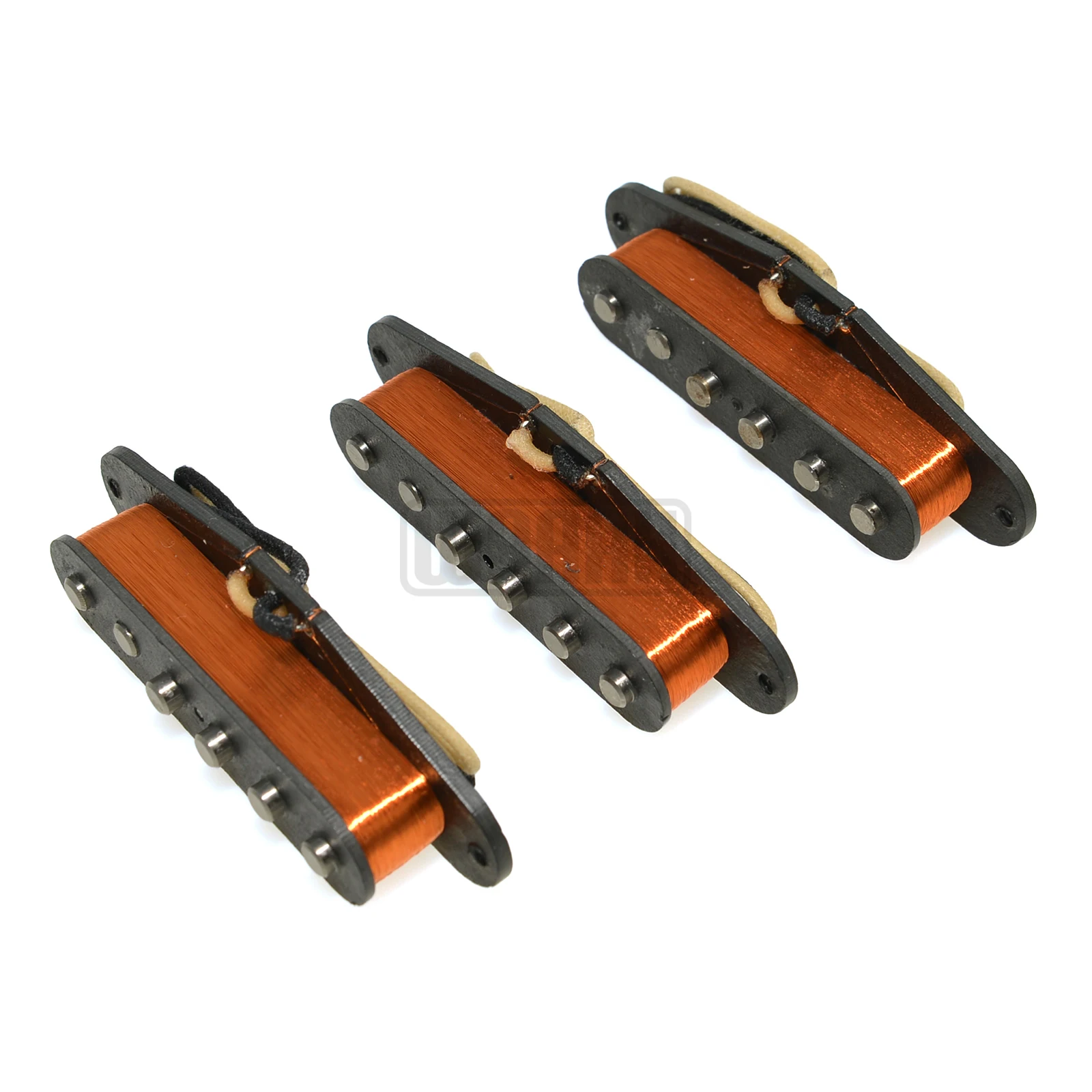 WAAH Alnico 2 Vintage Style Fat '60s ST Single Coil Formvar Wire (HFV) Staggered Pole E-Gitarren-Tonabnehmer-Set Captadores WAAH – Detail 1