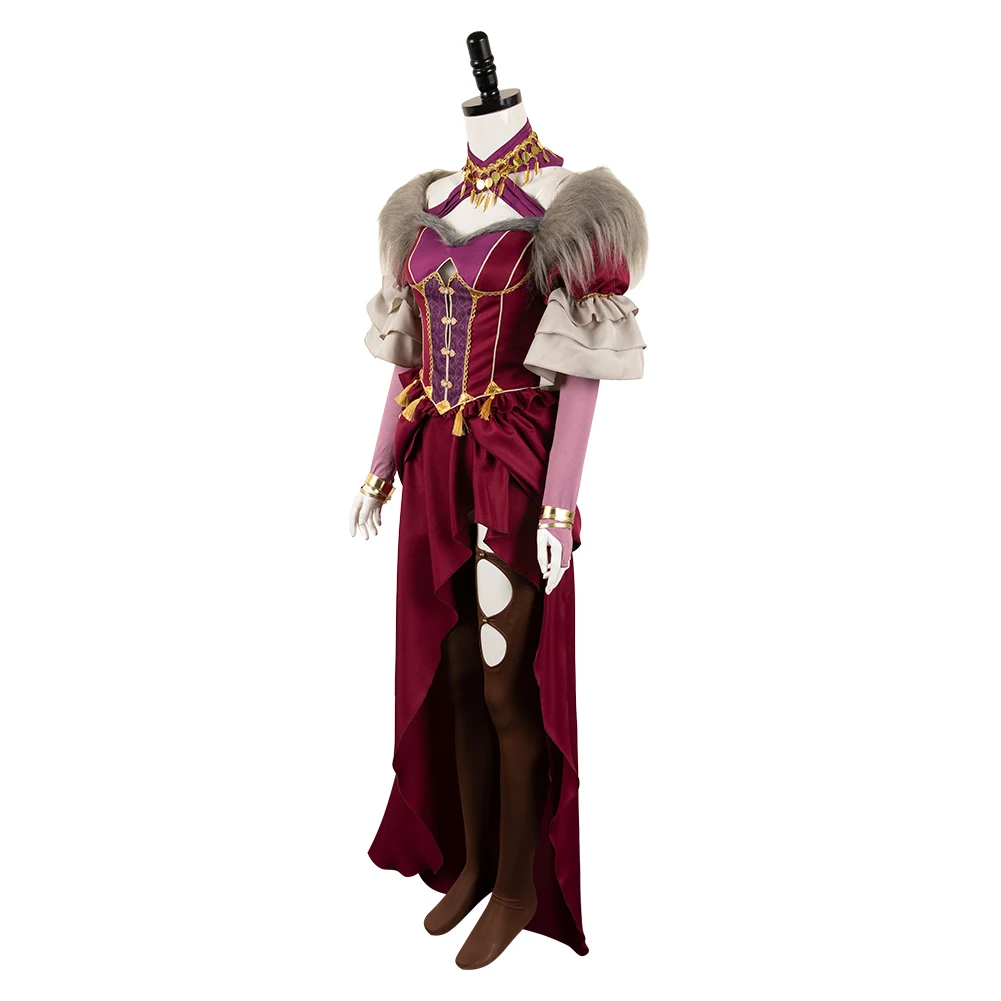 Roupas de Carnaval Femininas, Dragon of Dogma Cosplay, Traje de Natal, Disfarce Fantasia, Vestido Adulto, Casaco, Roupa