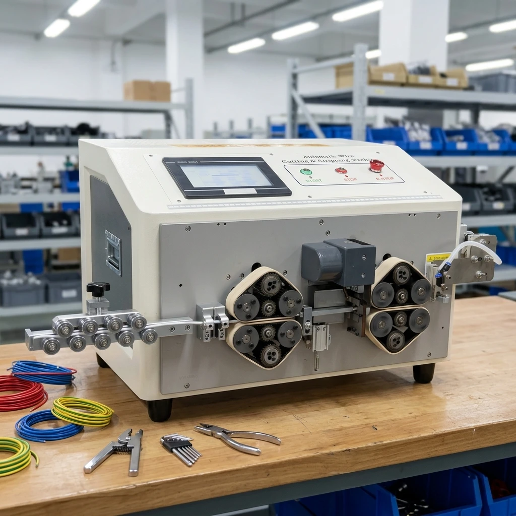 TWX-908 Multi-functional Touch Screen Automatic High Precision 0.01mm 2-8 Core Wire Stripping And Cutting Machine