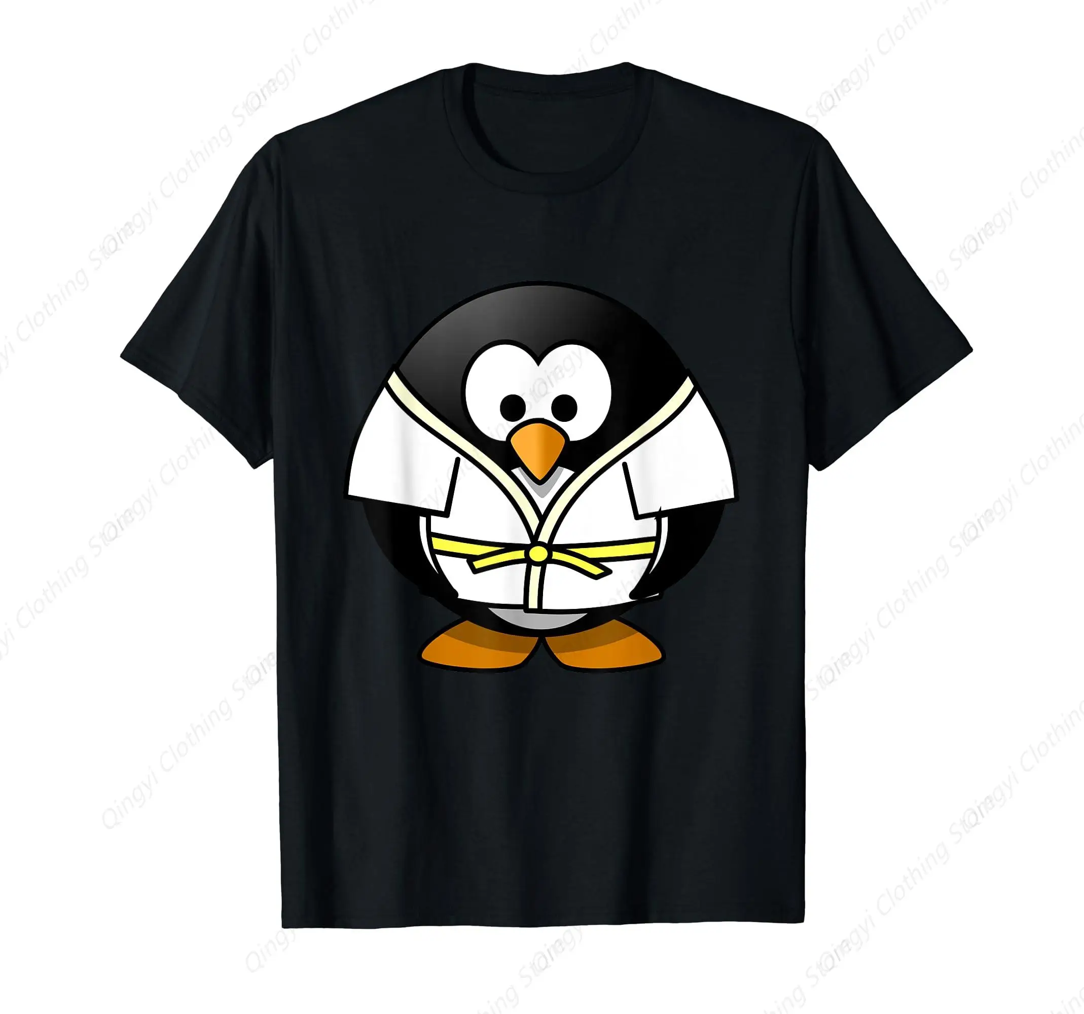 

Judo Cartoon Penguin Combat Sport Martial Arts T-Shirt
