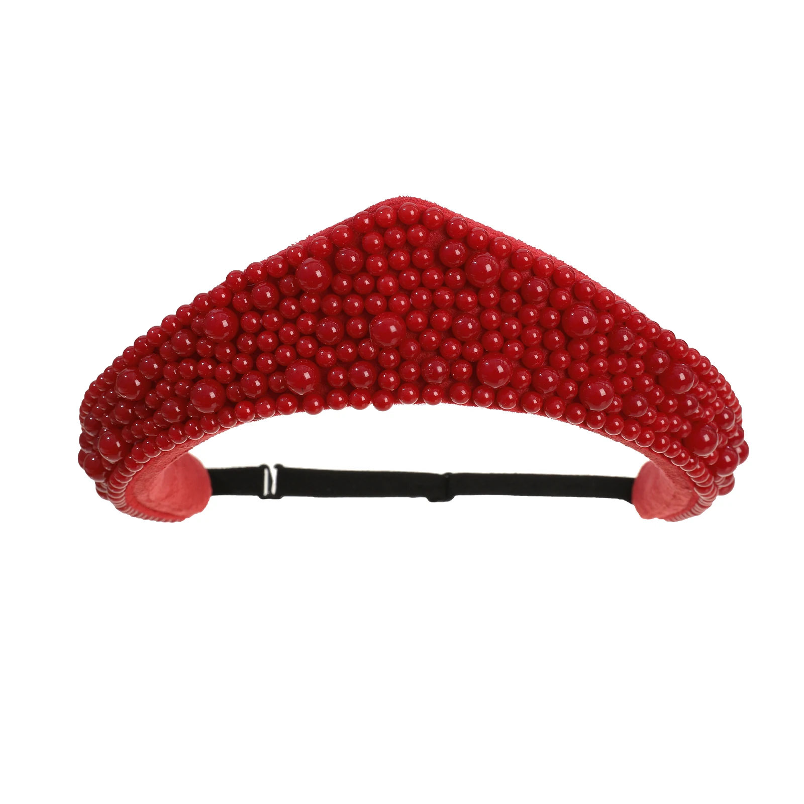 AWAYTR Fluwelen Sponskroon Haarband Klassieke stoffen haarhoepel Elastische Kokoshnik hoofdband Haaraccessoires Festival haarband