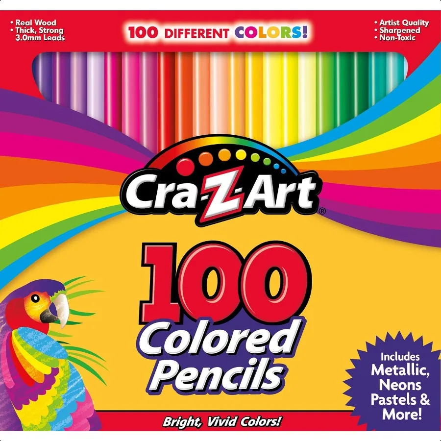 

Colored Pencils 100 Assorted Colors Back To School ply List ential Bulk Pack for School ply Rooms and In Class For Teachers