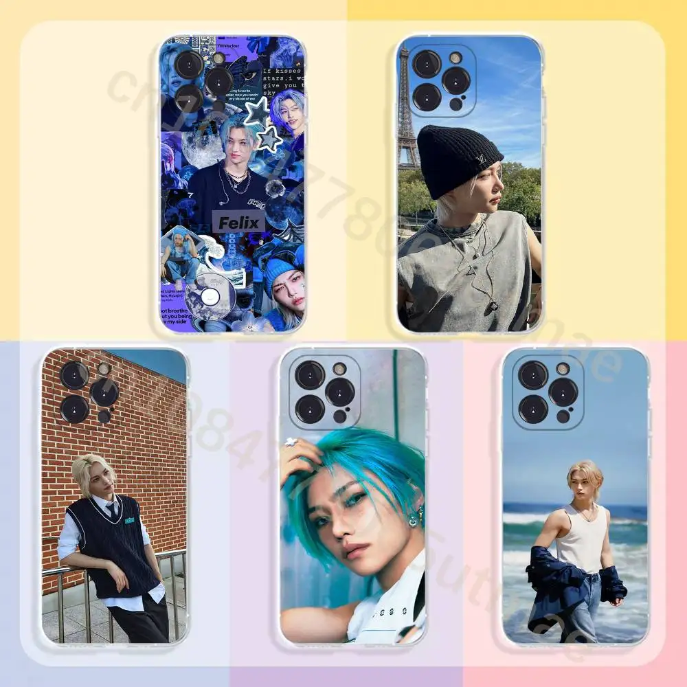 

F-Felix Lee S-SKZ-Karma Phone Case For iPhone11,12,13,14,15,16,17,Plus,Pro,Max,Plus,Transparent Cover