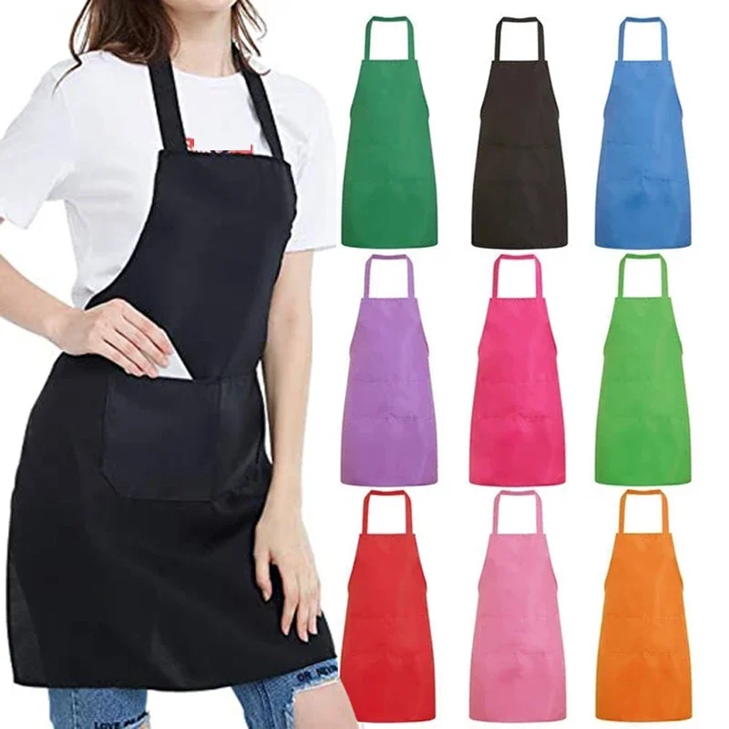 Kitchen Apron Barista Bartender Chef BBQ Hairdressing Cooking Apron Catering Uniform Anti-Dirty Overalls Kitchen Accessories