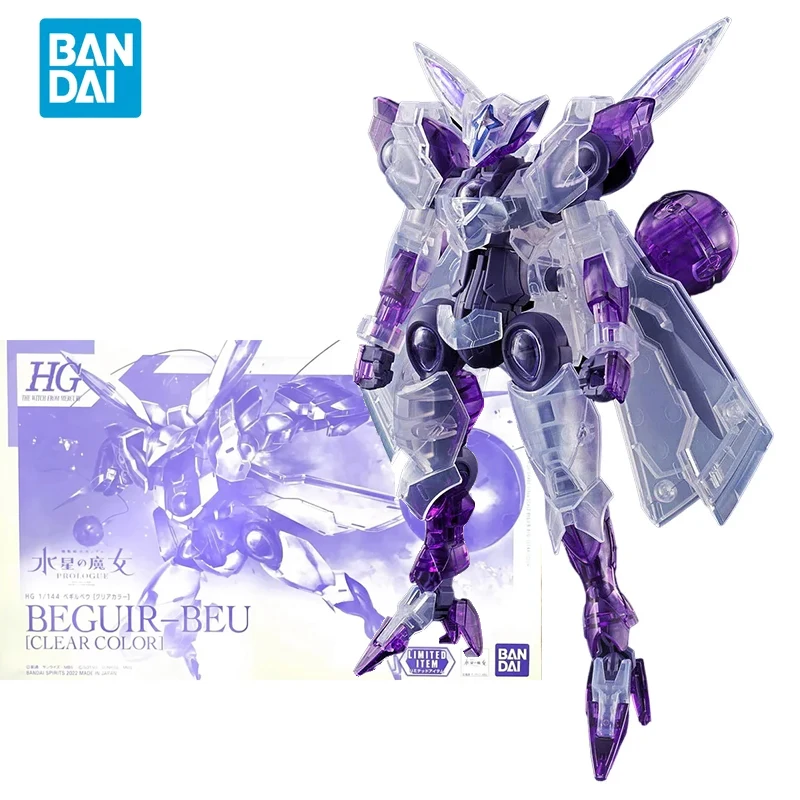 

Bandai Genuine Original Anime GUNDAM Model HG 1/144 BEGUIR-BEU CLEAR COLOR Action Figure PB Toys Collectible Model Gifts For Kid