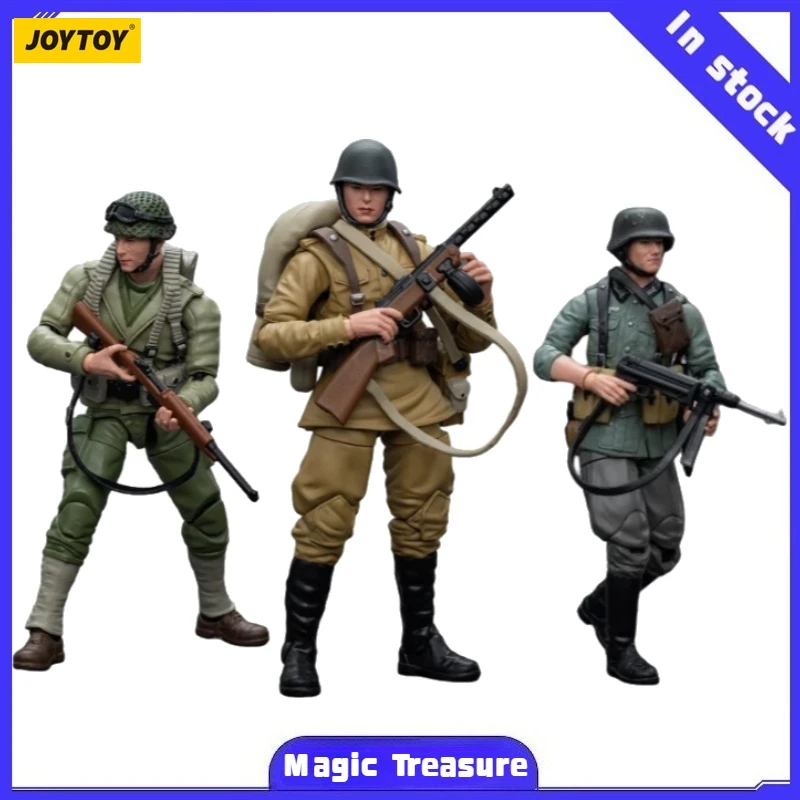 

【MT】Original JOYTOY 1/18 Action Figure Hardcore World War II Wehrmacht Soviet Infantry U.S. Army Military Model Collection Toys