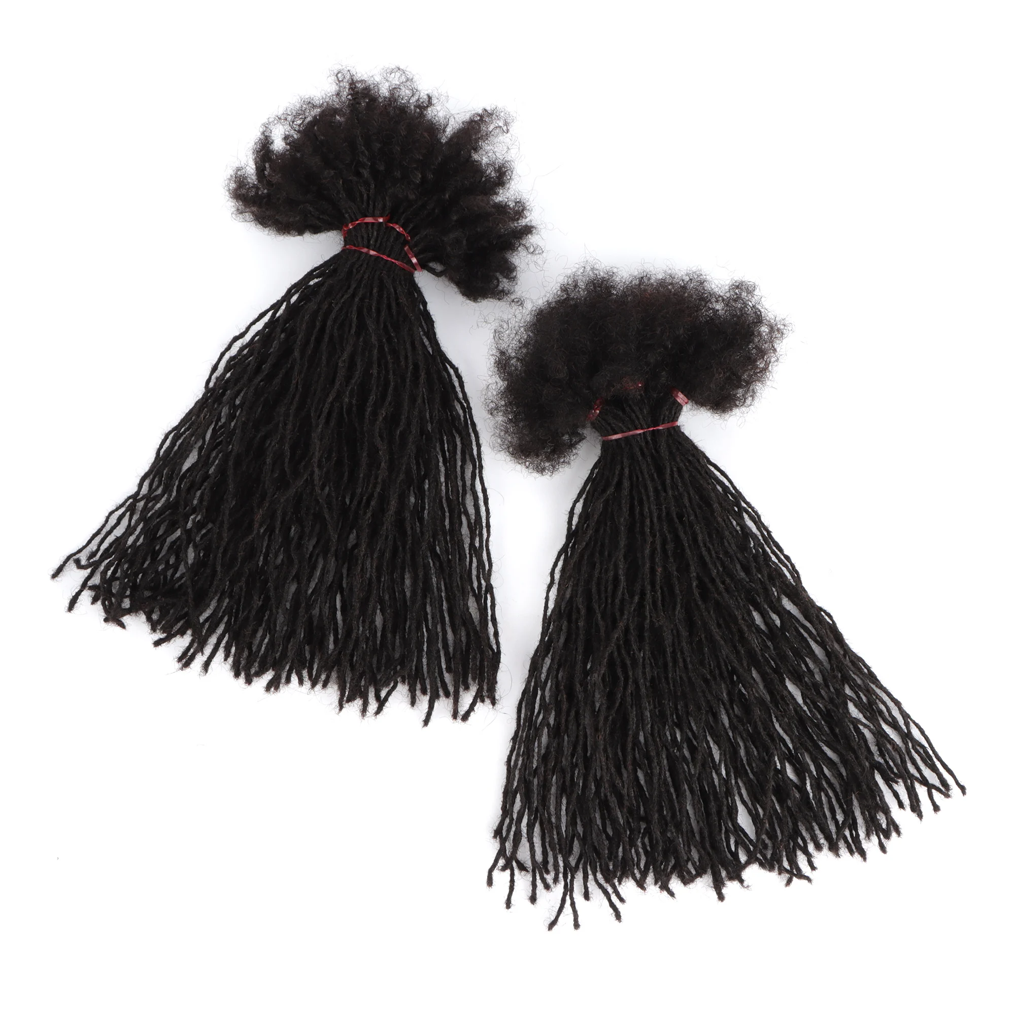 AHVAST micro locs 0.1cm width extesion interlocs sister dreadlocks extensions locs 100% human hair soft locs