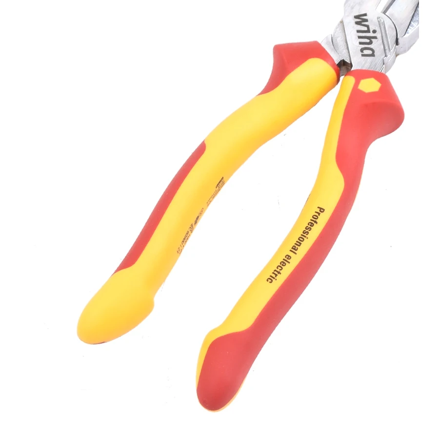 WIHA 26708 1000 فولت VDE كماشة معزولة مع حافة القطع 180 مللي متر كابلات كهربائية احترافية قواطع أسلاك