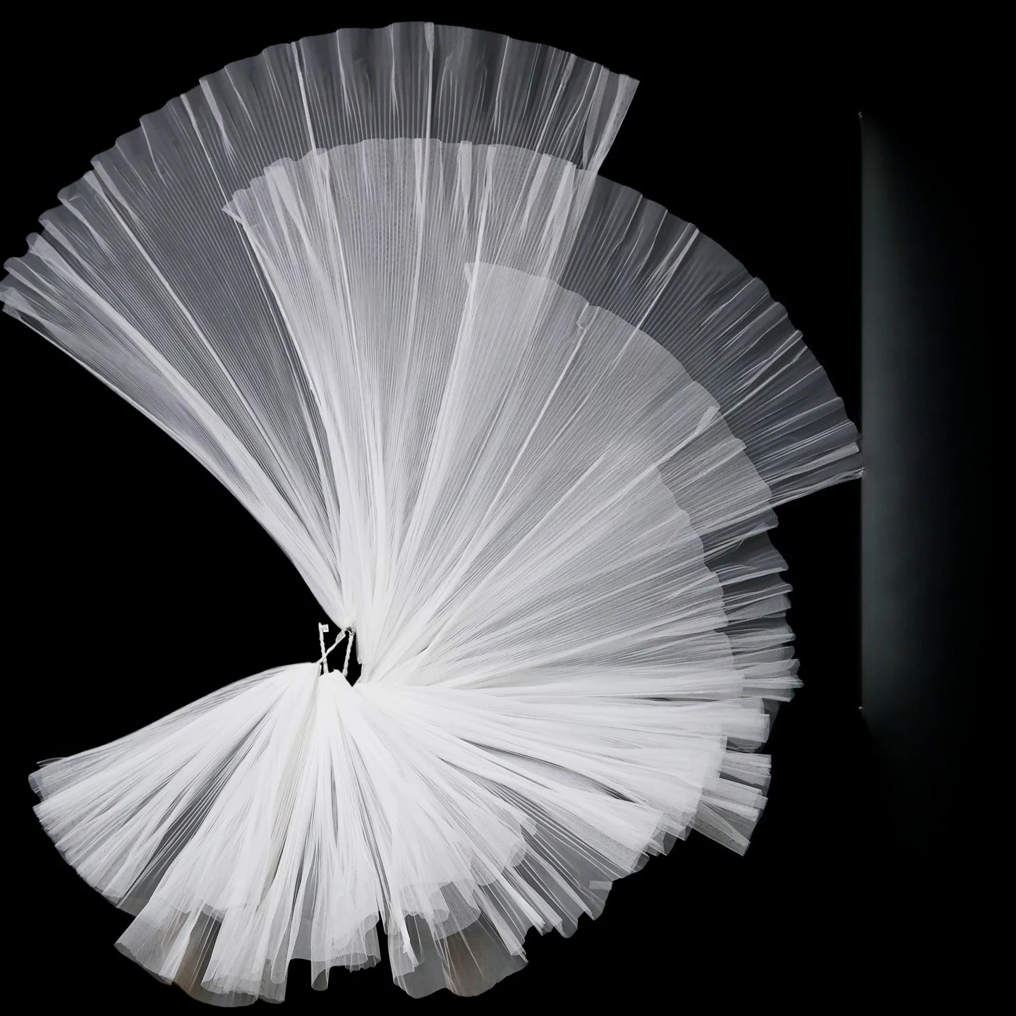 Giant Pleated Tulle Petals Diy Floral Art Wedding Backdrop Decorations Birthday Party Party Design Window Layout Organza Petals