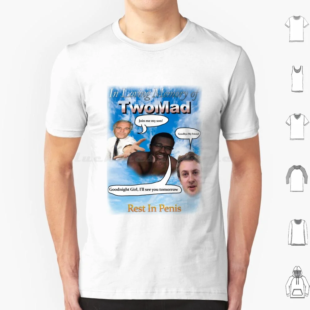 Rest In Peace Twomad T Shirt 6xl Cotton Cool Tee Twomad Meme Youtube Youtuber Funny 2mad Goodnight Girl Gaming Gamer Bruh