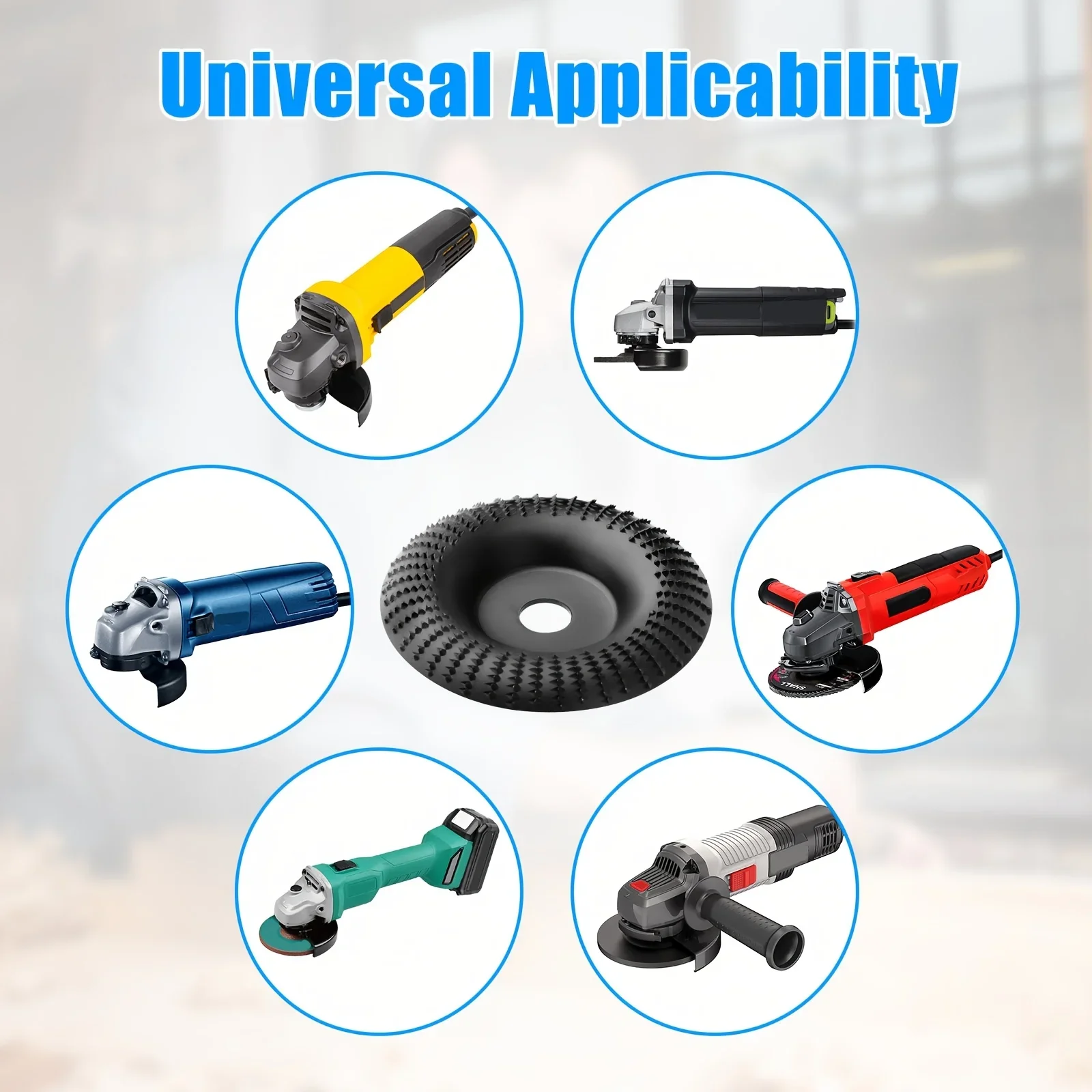 Quick-Shape Wood Grinder Wheel  Transform, Carve & Sand Effortlessly with Your Angle Grinder - Durable, Precision Tool for Woodw