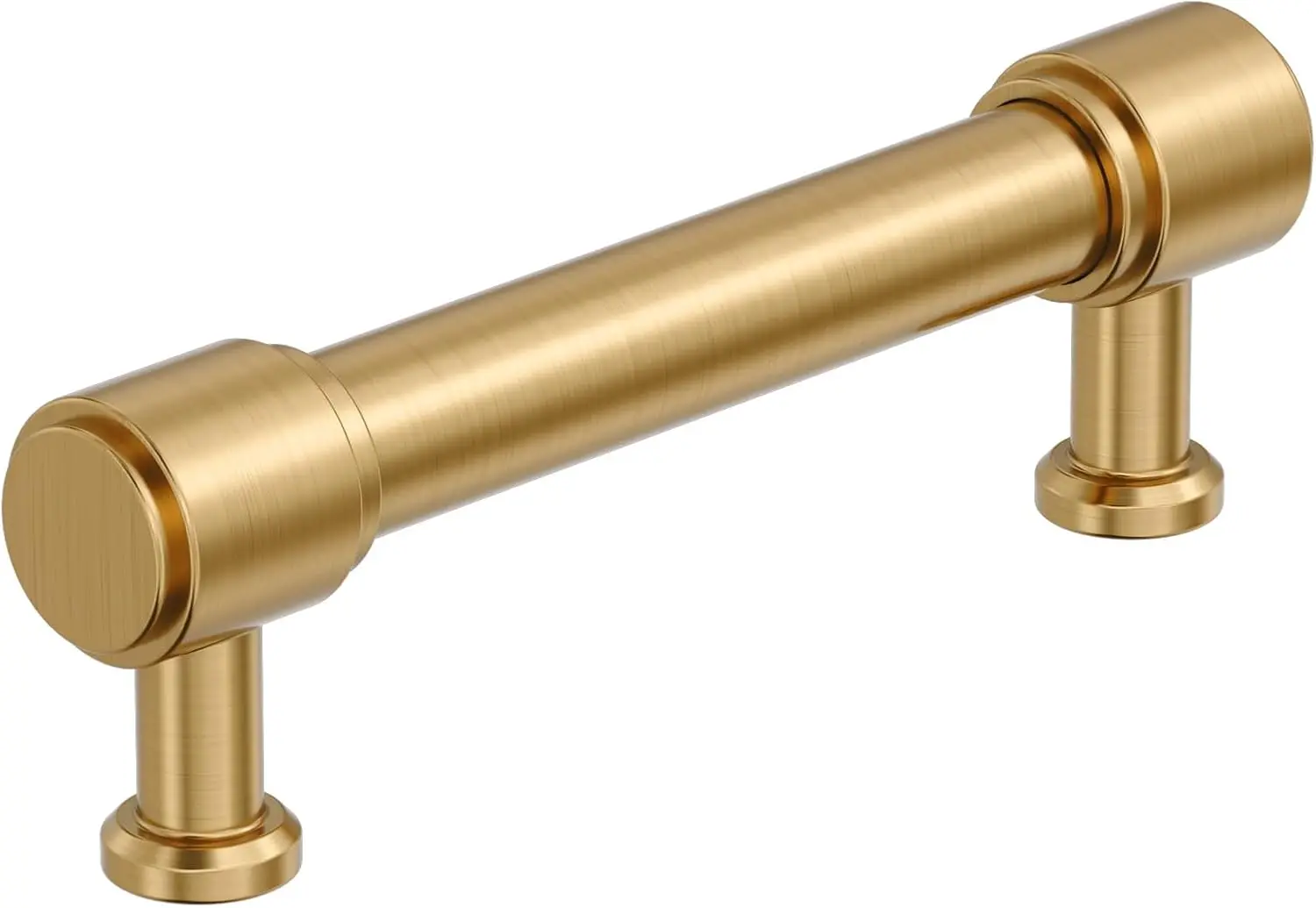 

Transitional Champagne Bronze Cabinet Pull 3-3/4 inch Center-to-Center for Drawers and Furniture