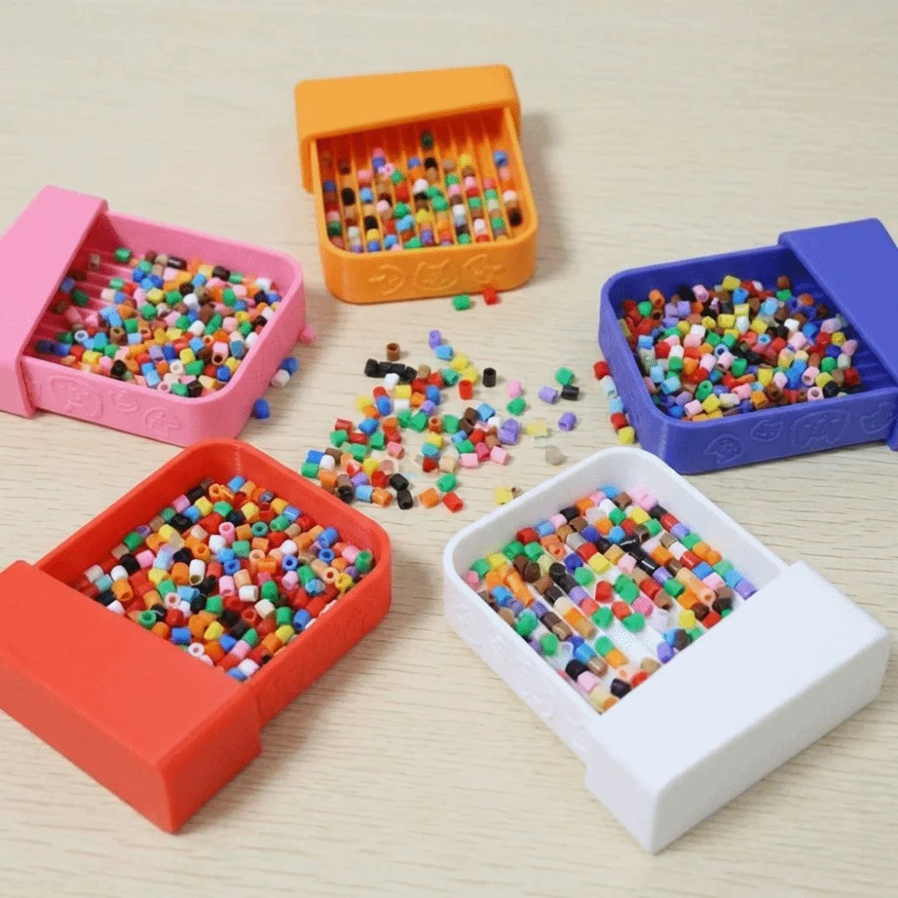 

3D Printing Fuse Beads Picking Tray 2.6mm Efficient Bead Sorting Tray Handheld Save Time Fuse Beads Aligner Tray Arts Crafts