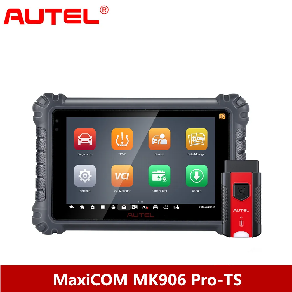 

AUTEL MaxiCOM MK906 PRO-TS Automotive Diagnose and TPMS Relearn Tool Support FCA Access DoIP & CAN FD and ECU Coding