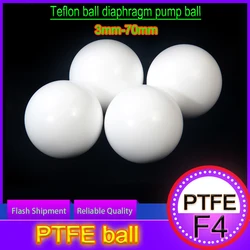 PTFE ball F4 balls Resistant to High Temperature Acid and Alkali Corrosion Diaphragm Pump Ball Solid 2.318mm