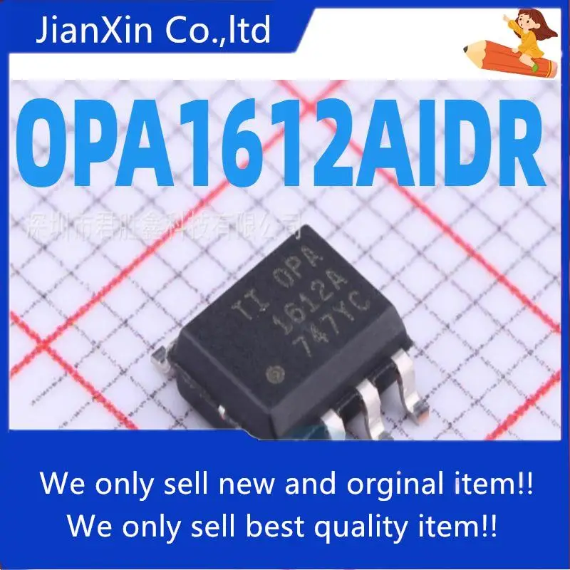 

10pcs 100% orginal new OPA1612AIDR OPA1612A OPA1612 SOP8 true