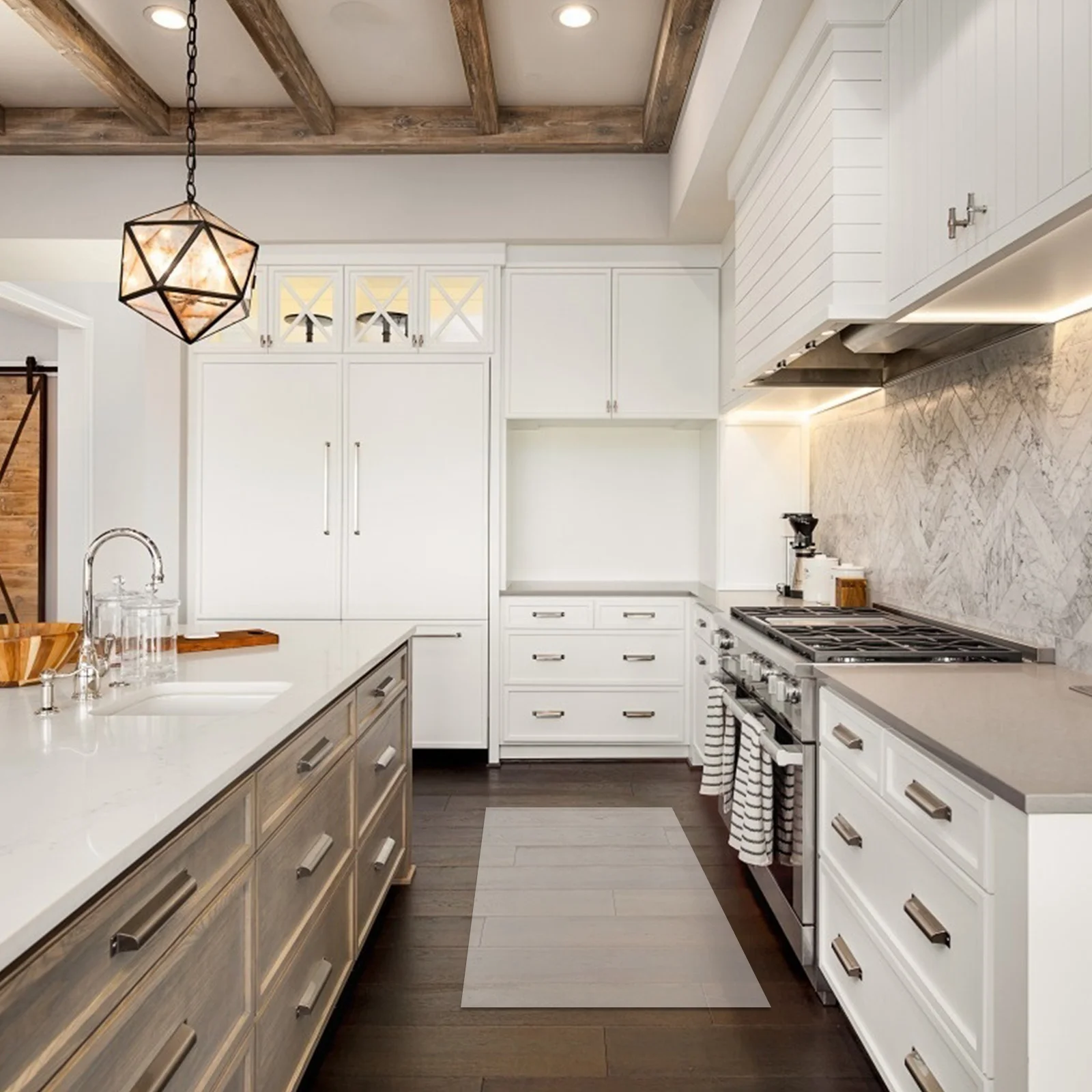 투명 PVC 바닥 매트 방수 미끄럼 방지 의자 매트 두꺼운 내구성 보호용 가정 사무실 식탁 냉장고용