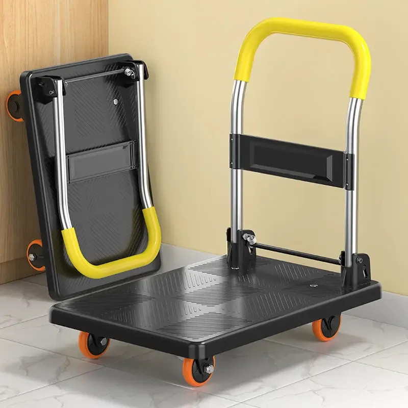 Trolley Trolley Folding Cart Portable Handling Household Trailer Express Platform Trolley Shopping Cart