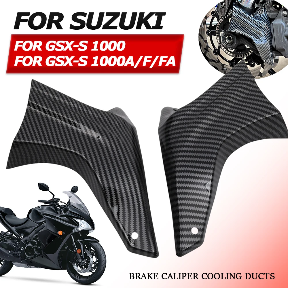 For SUZUKI GSX-S1000 GSX-S 1000 A GSXS1000 F FA Motorcycle Accessories Brake Caliper Air Cooling Ducts Mounting Kit Guard Cover