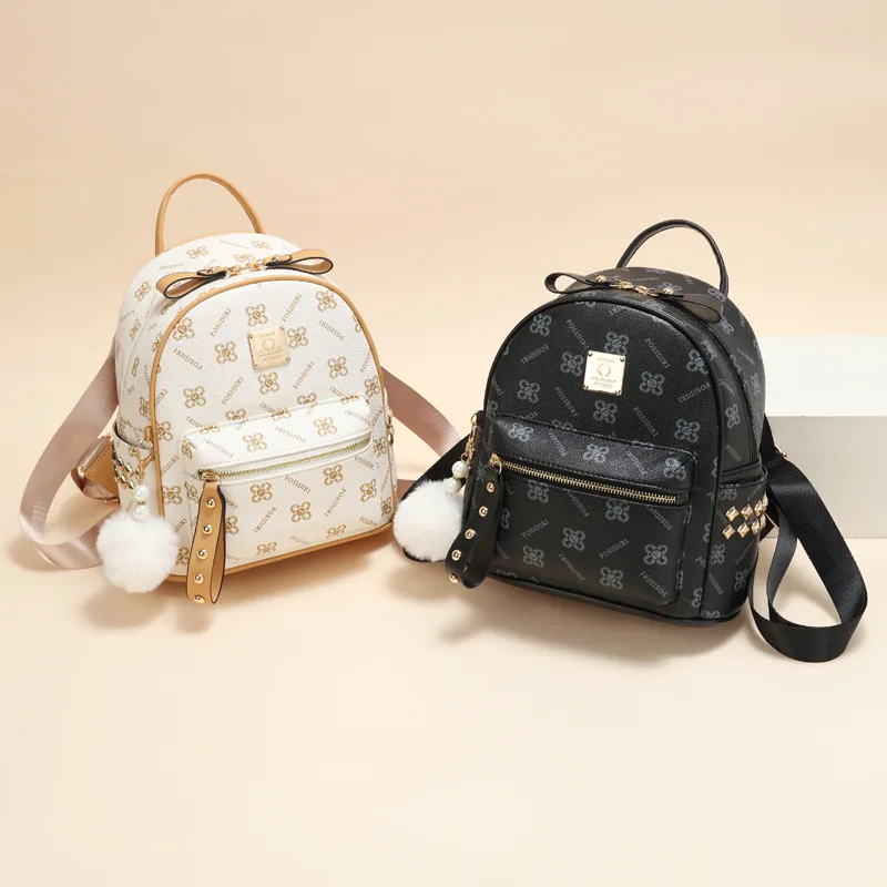 

Women High Quality Leather Backpacks Vintage Female Shoulder Bag Sac a Dos Travel Ladies Bagpack Mochilas School Bags For Girls