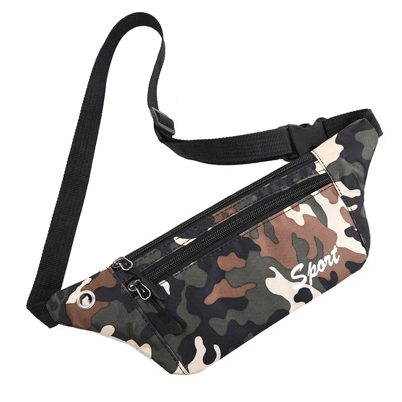 Fashion Camouflage Sport Waist Travel Bum Bag Mens Fanny Pack Belt Walking Holiday Pouch Ladies Casual Waterproof Chest Pack